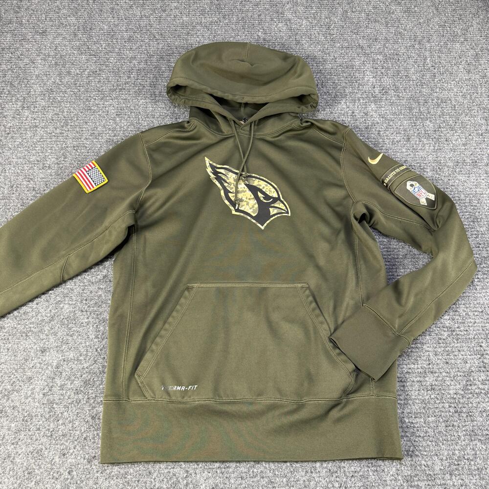 Arizona Cardinals Hoodie Mens Medium NFL Football Nike Salute To Service